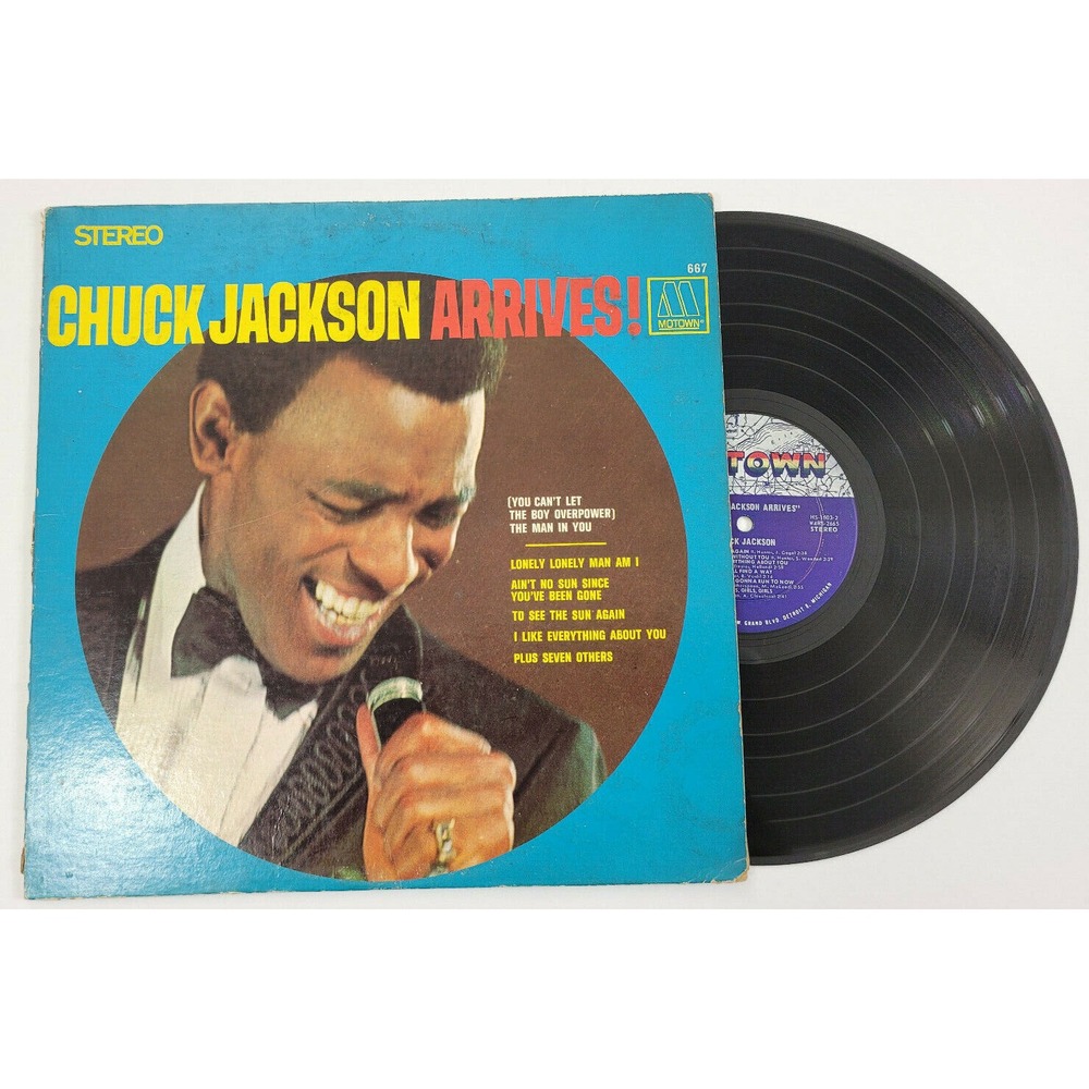 CHUCK JACKSON - CHUCK JACKSON ARRIVES - SOUL LP